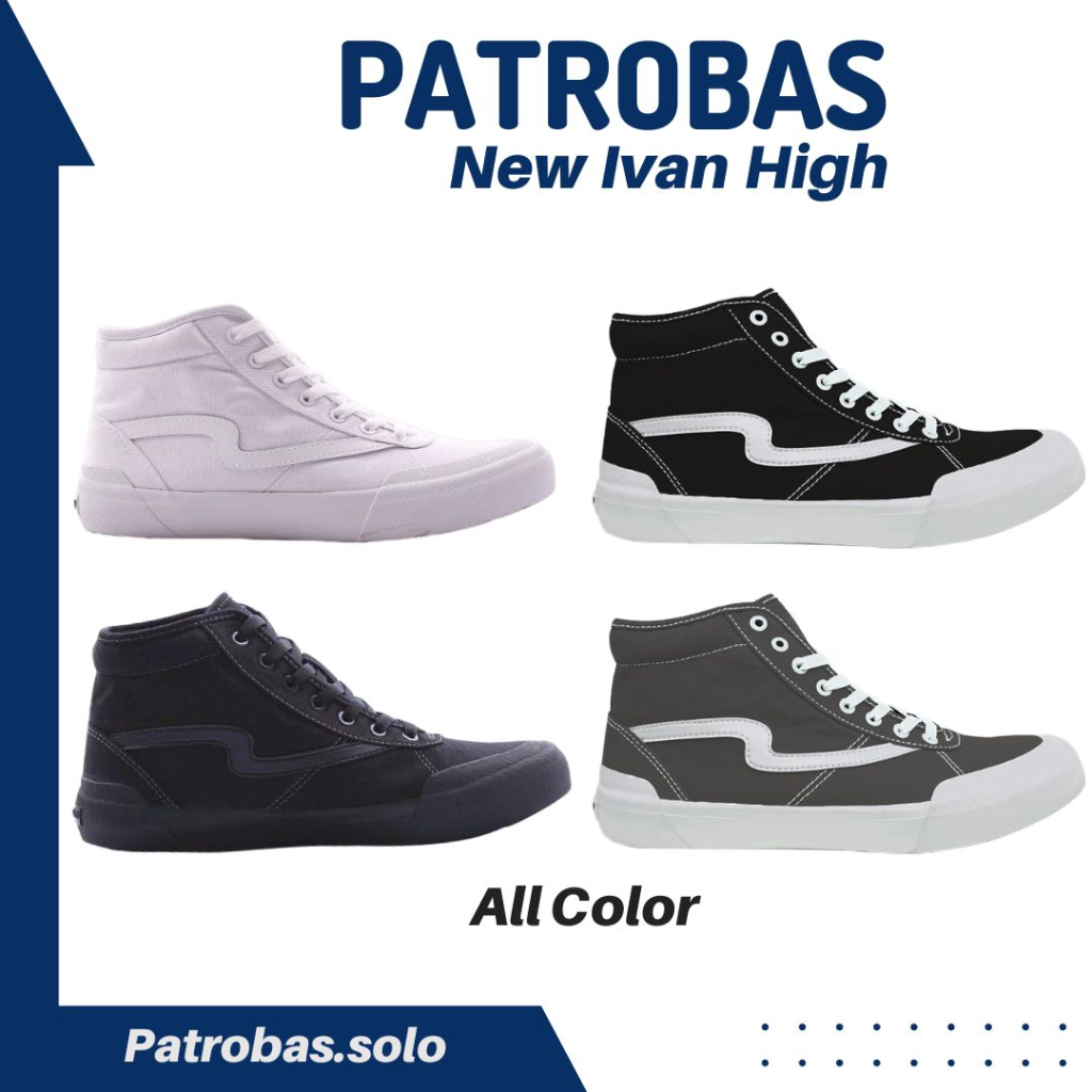 Sepatu Patrobas New Ivan High Original Petrobas Patrobass Warna Lengkap