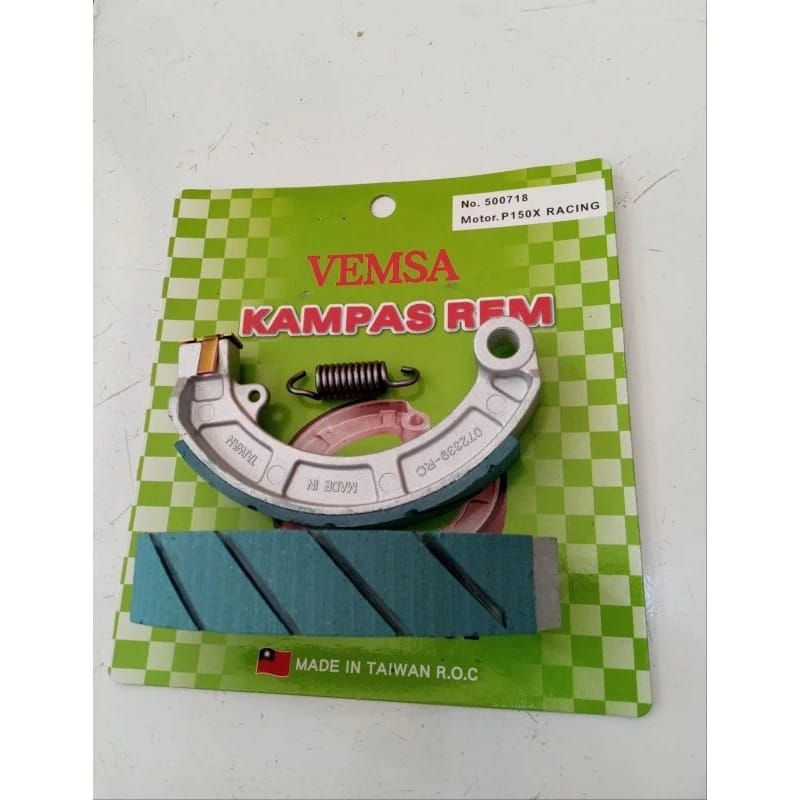 Kampas rem belakang vemsa racing ring 10 vespa excel exclusive px sprint