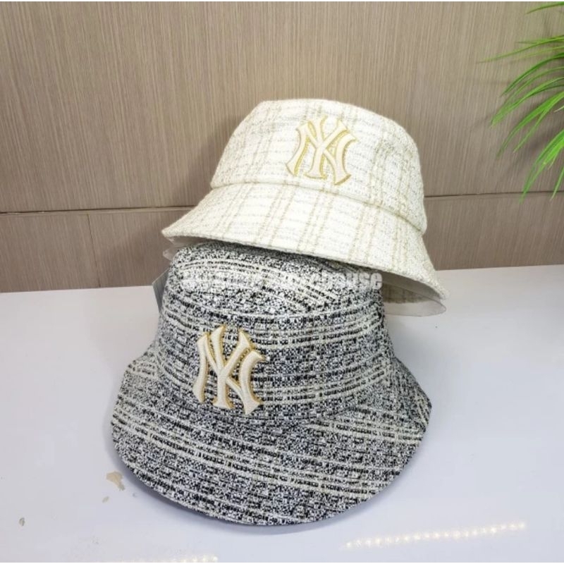 TOPI BUCKET NEWYORK NY TWEED | TOPI DEPAN BELAKANG NYC NEWYORK IMPORT