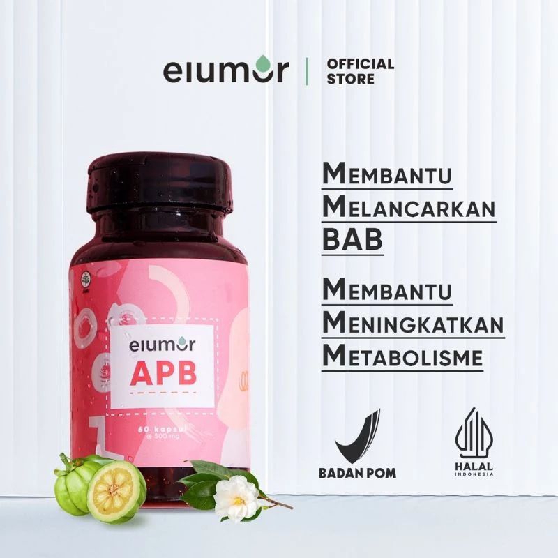 ELUMOR APB SUPLEMEN KESEHATAN DIET DETOX PEMBAKAR LEMAK BADAN HERBAL ALAMI ORIGINAL