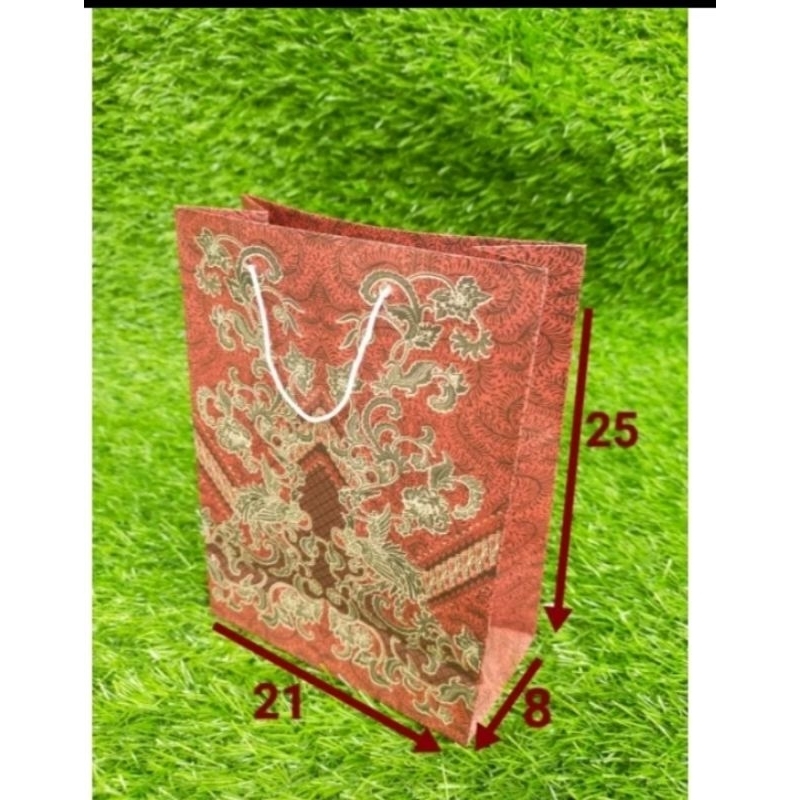 

paper bag batik ukuran m/paper bag batik