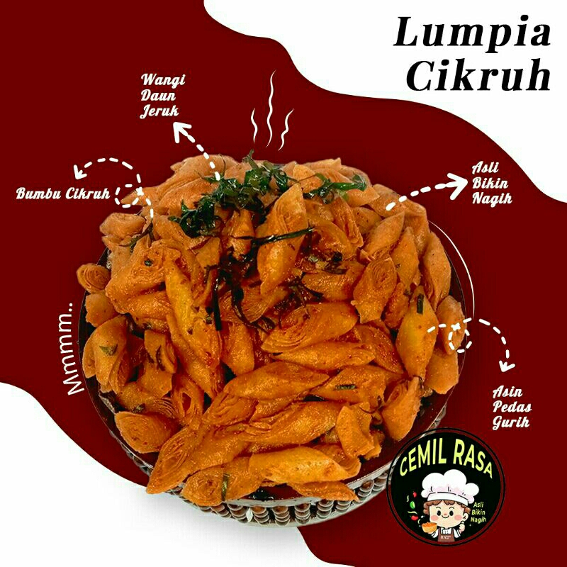 

LUMPIA CIKRUH / POPIA/ POPIA PEDAS/ KULIT LUMPIA GORENG / KULPI /