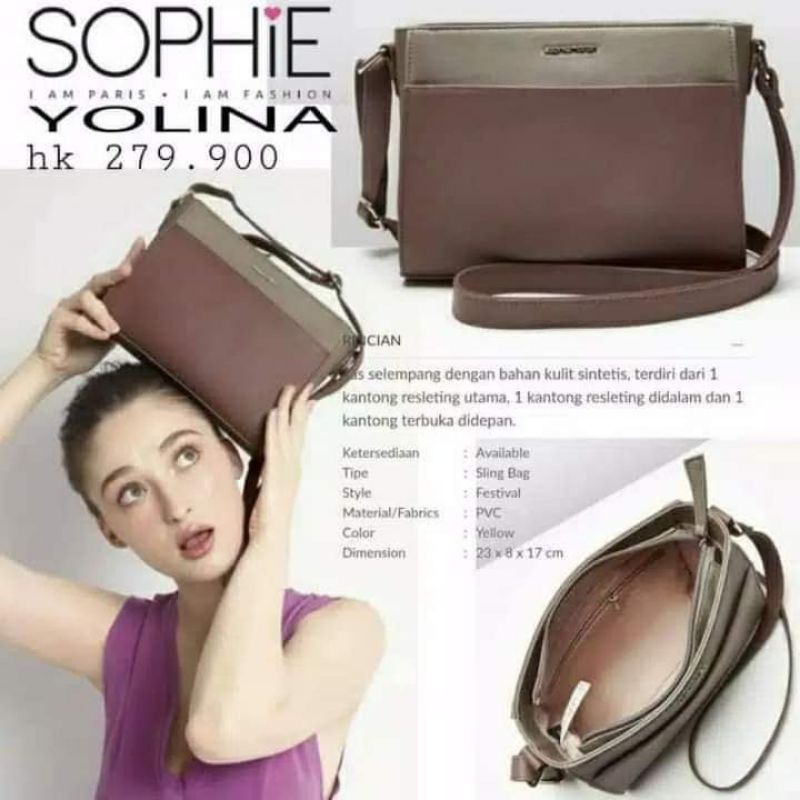 TAS SLEMPANG TAS YOLINA SOPHIE MARTIN PROMO