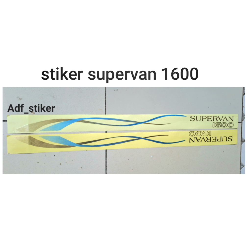 Stiker List Body Zerba Espass supervan 1.6 1600 / stiker Espass supervan