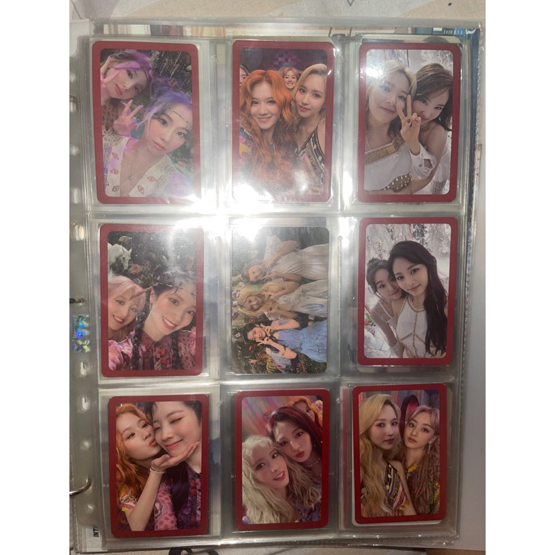 PHOTOCARD TWICE MORE N MORE GROUP MINA NAYEON SANA