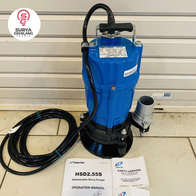 Pompa Celup Tsurumi HSD 2.55 S Pompa Celup Agitator Air Kotor Tsurumi