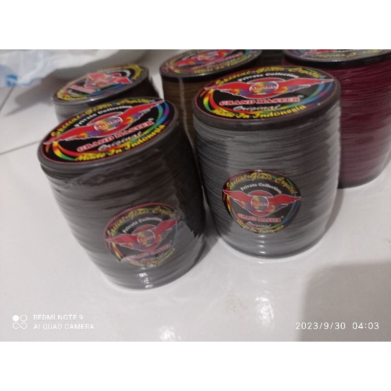 senar gelasan Turnament Grand Master bahan abu import 0.22