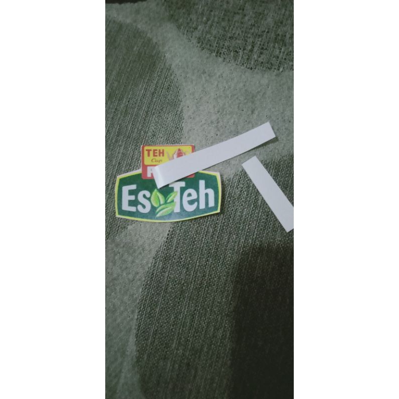 

Stiker Teh Ijo untuk tempelan cup 116 biji lembaran