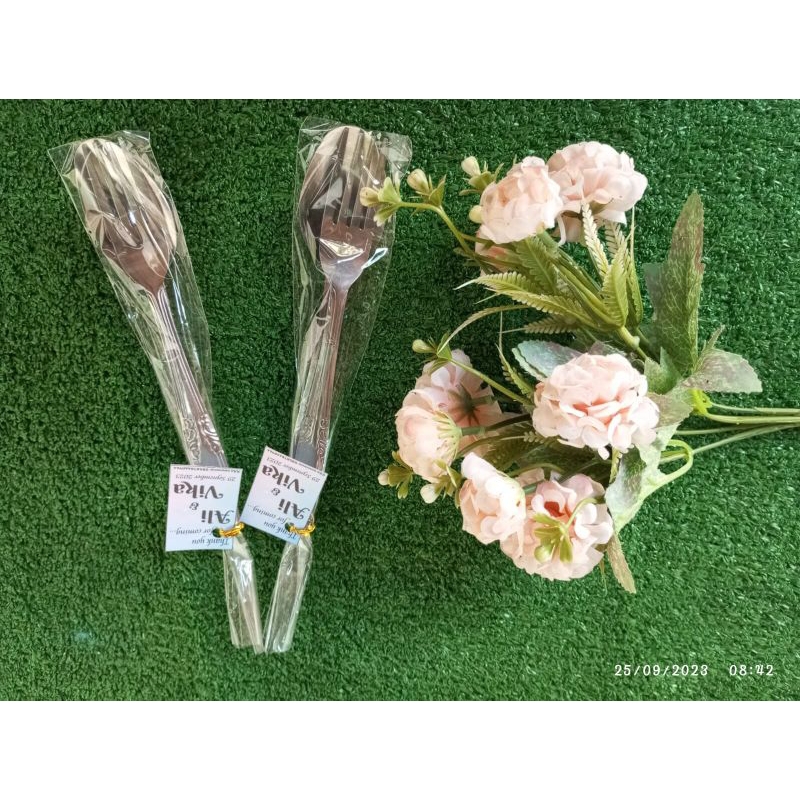 sendok garpu stainless souvenir murah