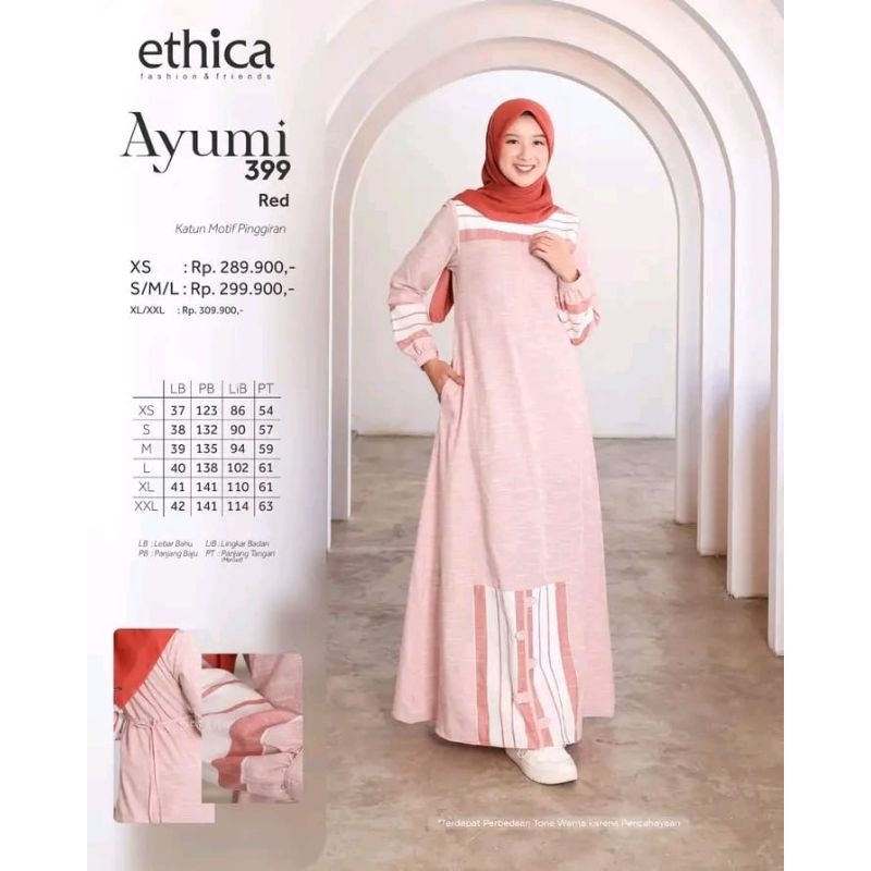 Baju Gamis Ethica AYUMI 399
