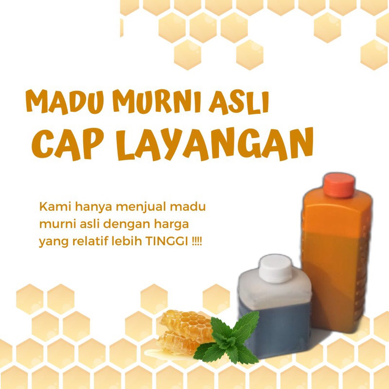 

Madu Murni Asli Raw Honey Cap Layangan Herbal Sehat Original