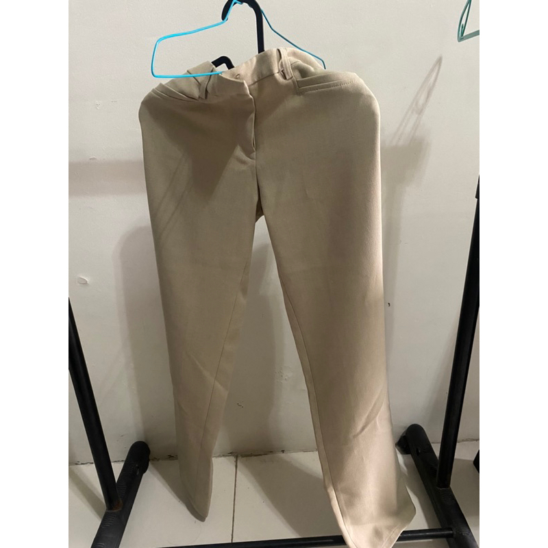 ann design celana bahan cream