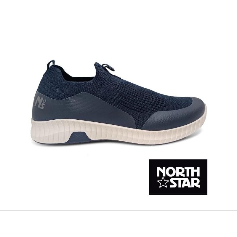 Bata North Star Sepatu Sneakers Pria Chace 2 Warna Hitam Dan Biru-8896148