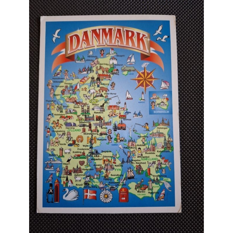 

kadtu pos peta denmark/denmark postcard