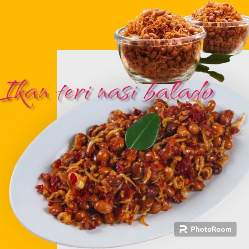 

ikan teri nasi medan sambal balado siap makan halal - ikan teri medan sambal - sambal balado ikan teri homemade