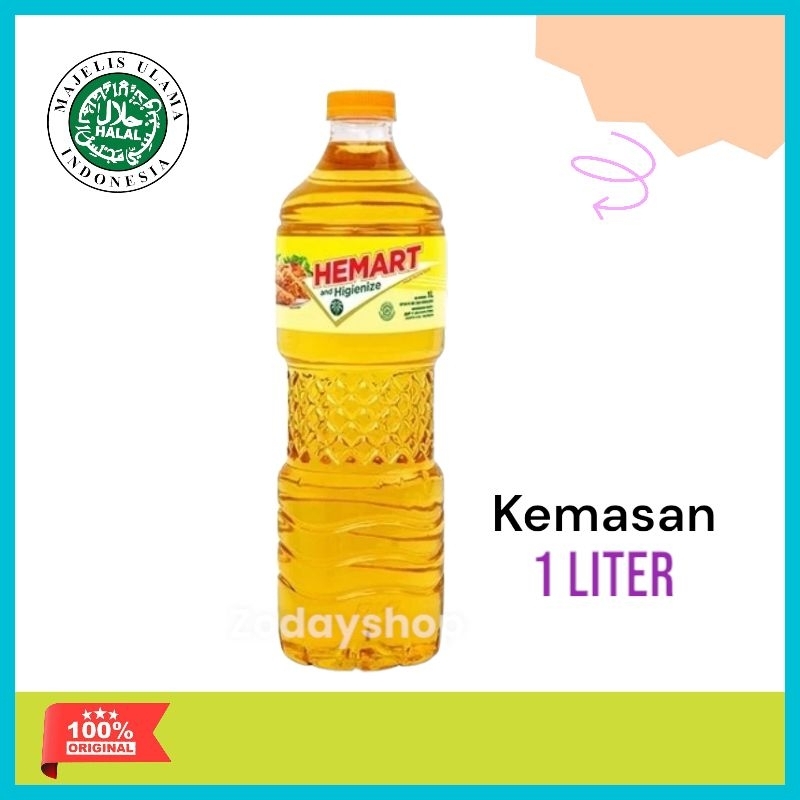 

Minyak goreng hemart 1 liter