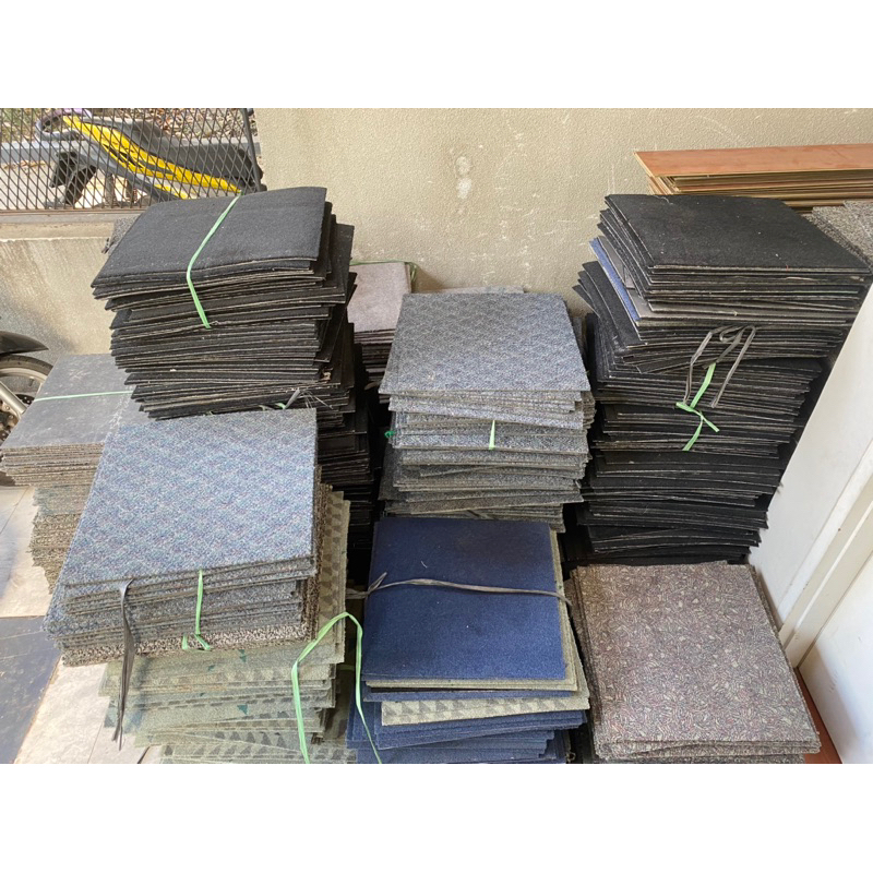 Karpet bekas hotel / karpet ex kantor / karpet 50x50