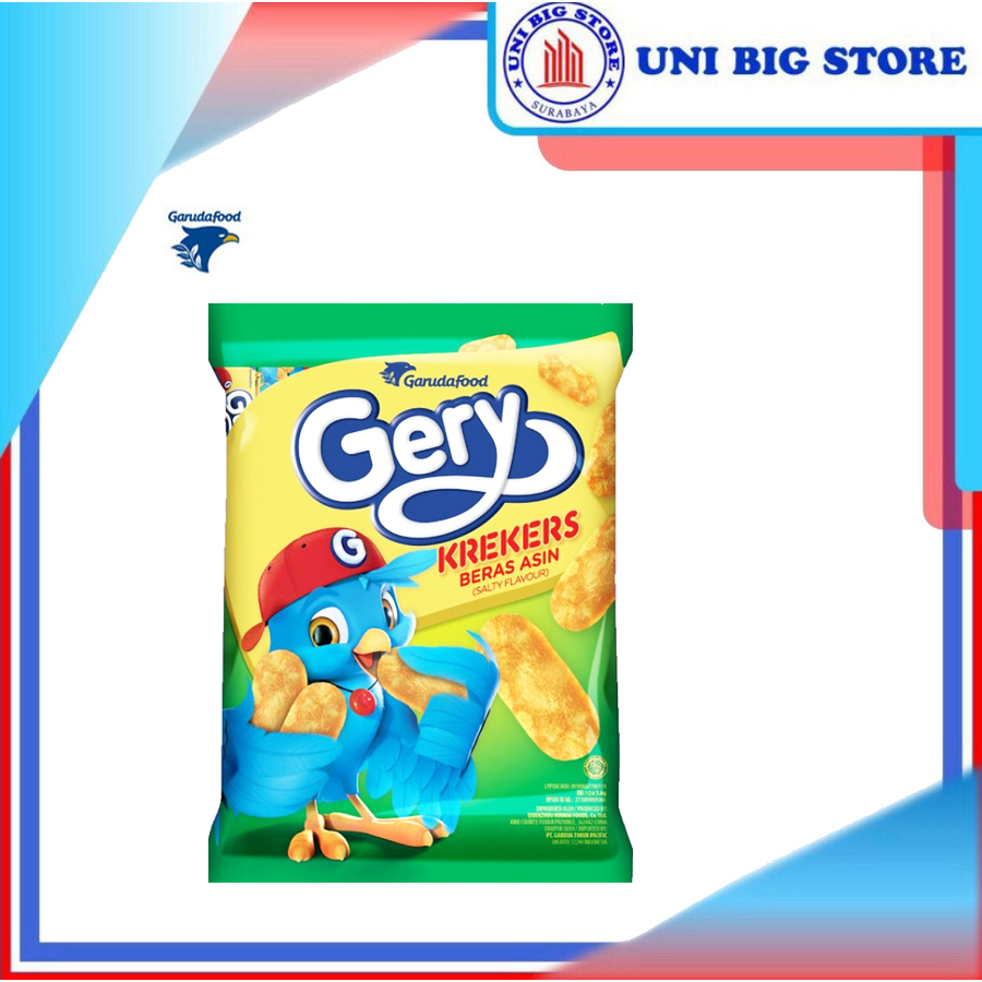 

Gery Krekers Beras Asin 10 pcs x 5.6 gr Rice Crackers BAG