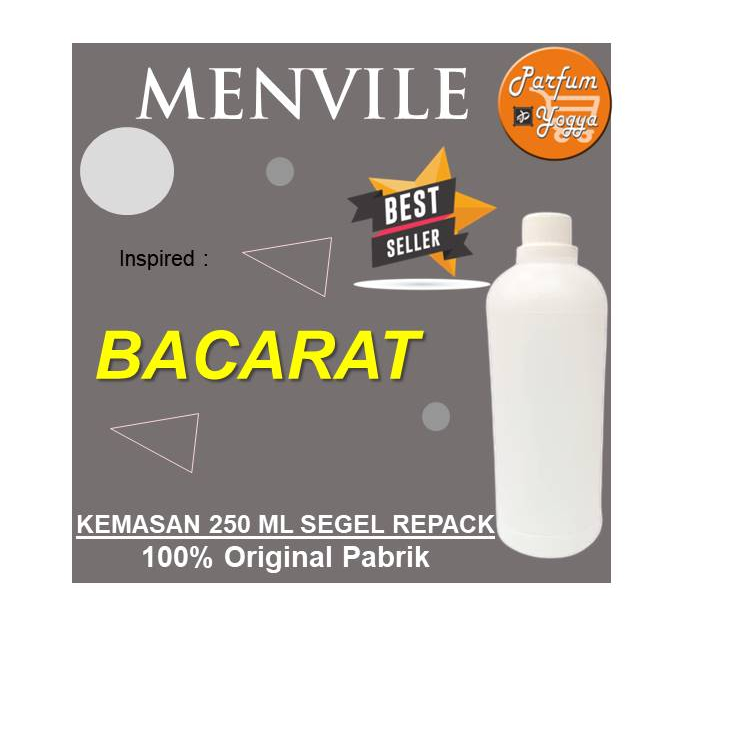 BIBIT PARFUM MURNI MENVILE BACARAT 250 ML | REPACK