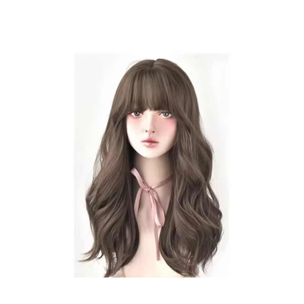 Wig curly poni depan wig curly poni