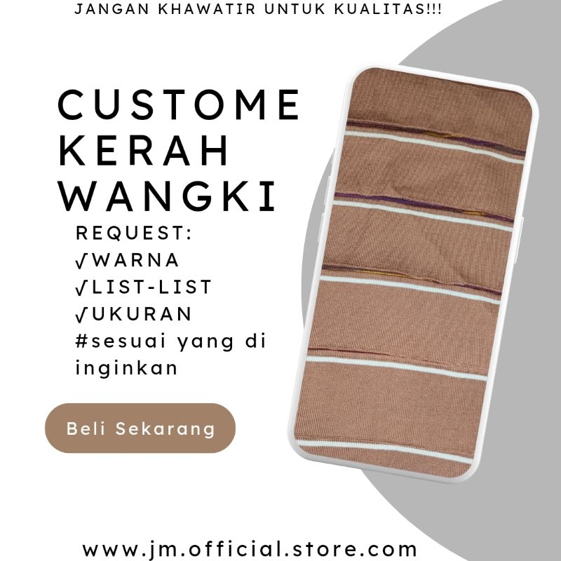 CUSTOM RIB KERAH POLO WANGKI SHIR-T