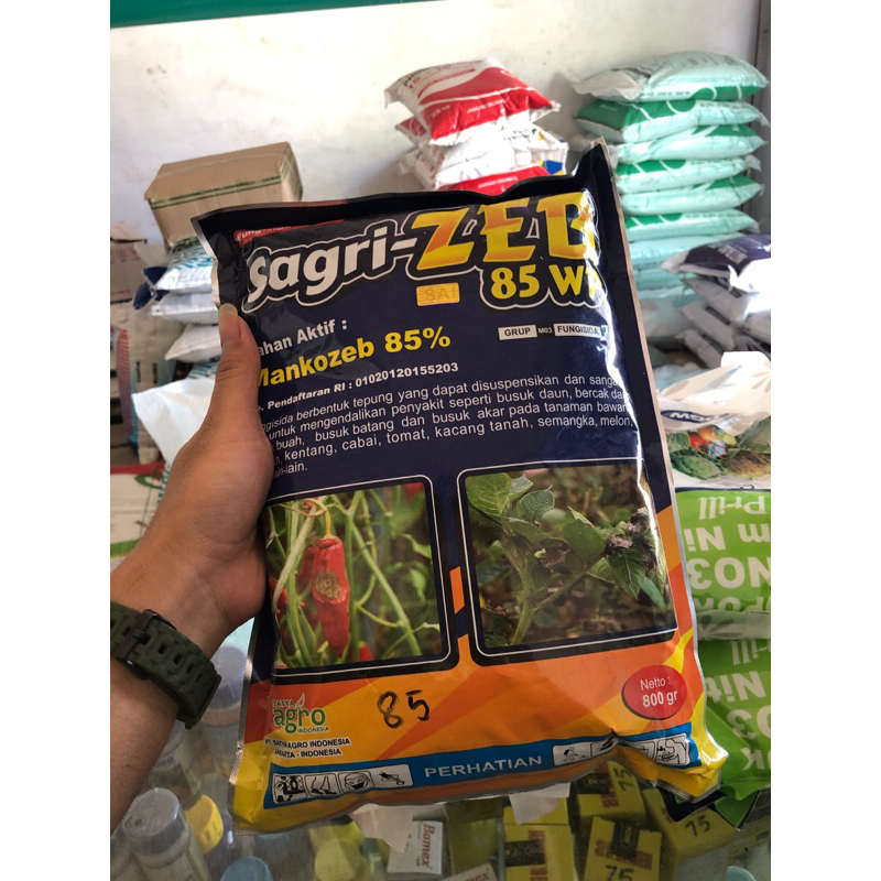 Fungisida - SAGRIZEB 85WP - 800GRAM (MANKOZEB BIRU)