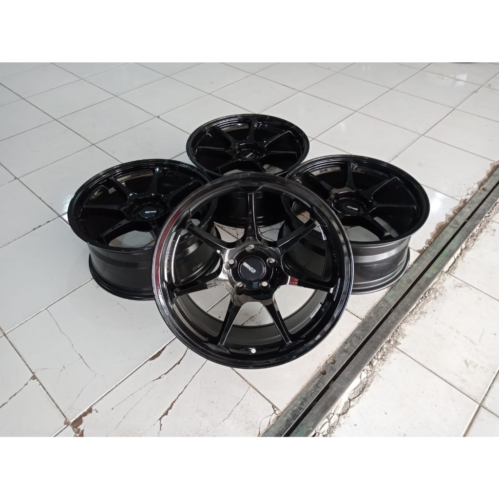 velg mobil racing enkei ring 18 model ce28 pcd 5x114 pelek odyssey, stream, grandis, ertiga, xpander