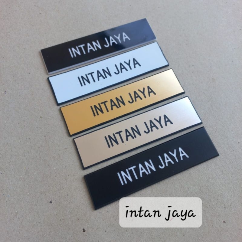 

Papan Nama Pdh Pns/Satpam/Sekolah Magnet Dan Peniti