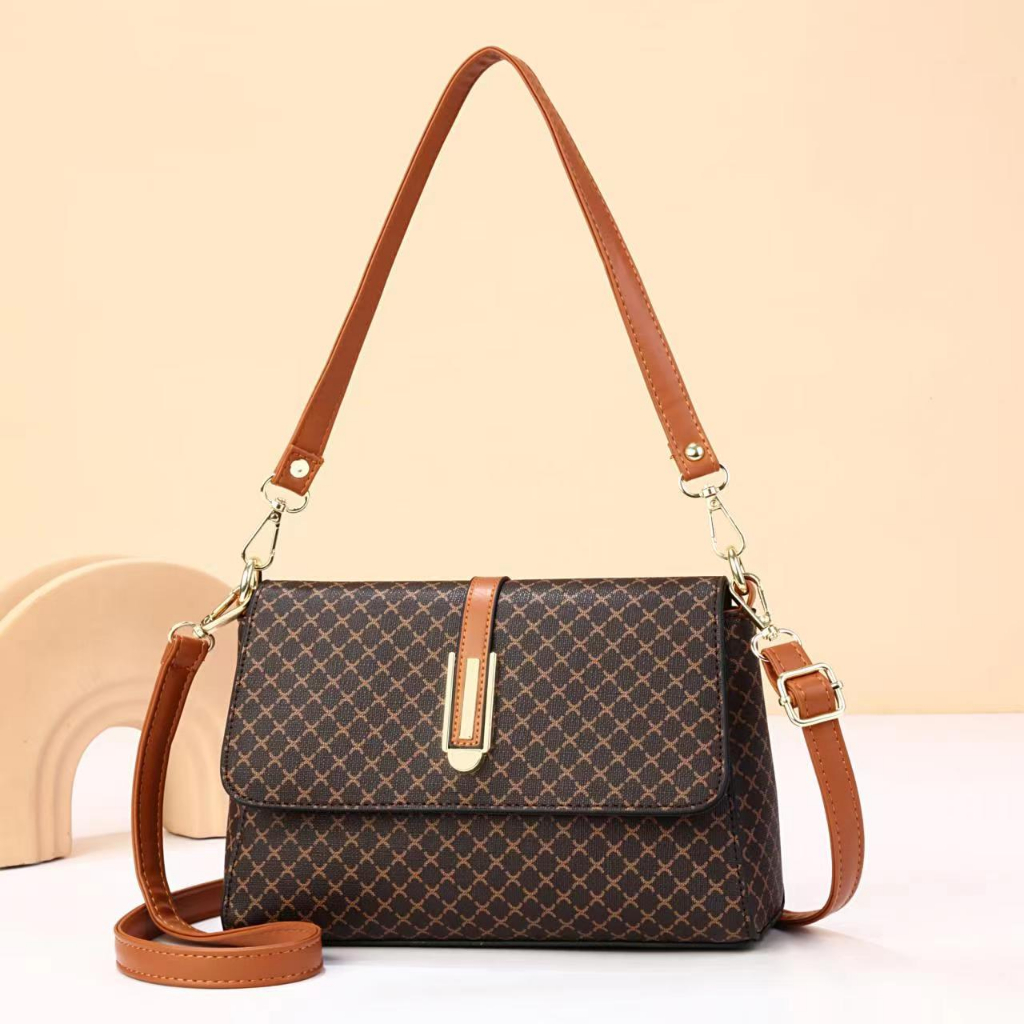 Tas fashion wanita 601 motif moco tas selempang wanita