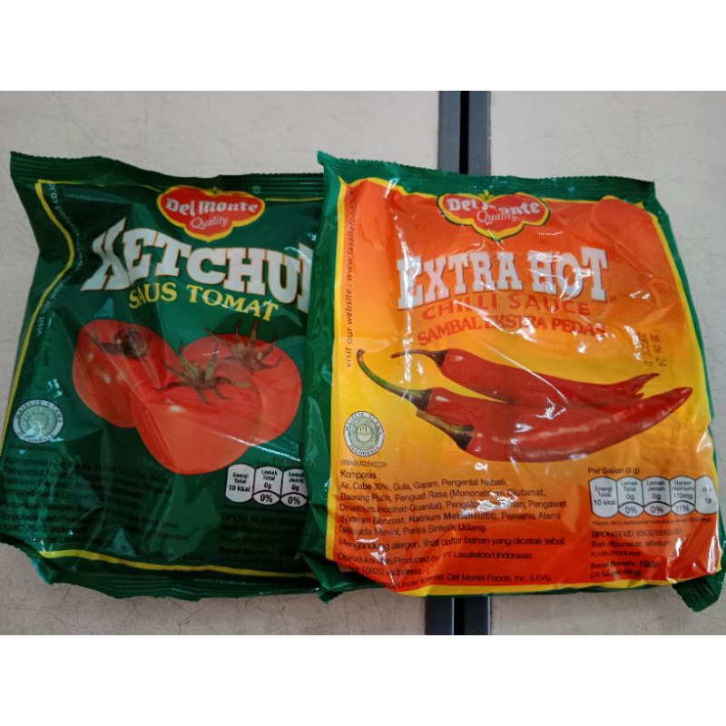 

saos delmonte pedas dan tomat saset