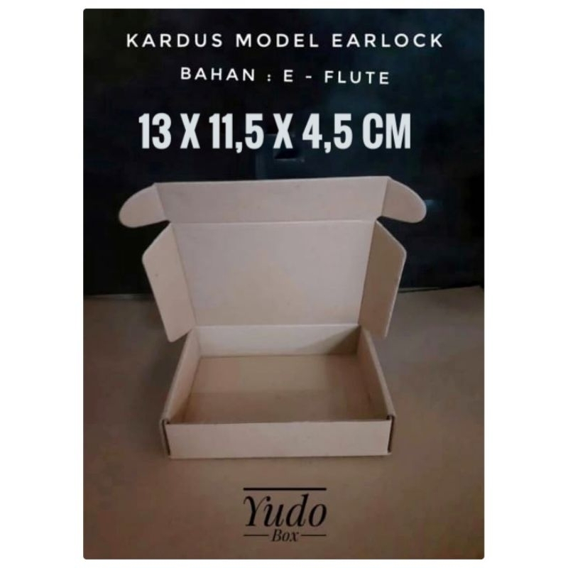 

Kardus karton UK 13 x 11,5 x 4,5 cm model diecut Earlock