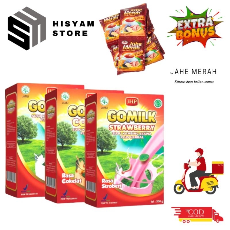 

GOMILK SUSU KAMBING ETAWA PLUS HERBAL KEMASAN 200 GRAM