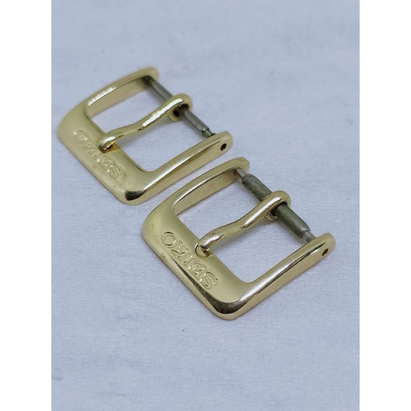 Seiko buckle strap jam tangan antik leatherstrap NOS pengait tali kulit arloji lawas vintage
