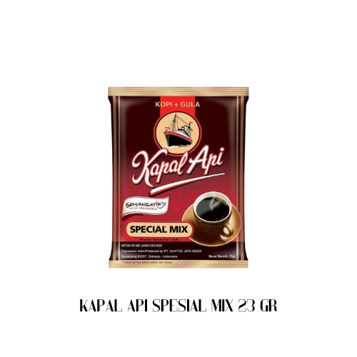 

Kopi Kapal Api Spesial Mix 1 dus/ Isi 12 Renceng 23gr