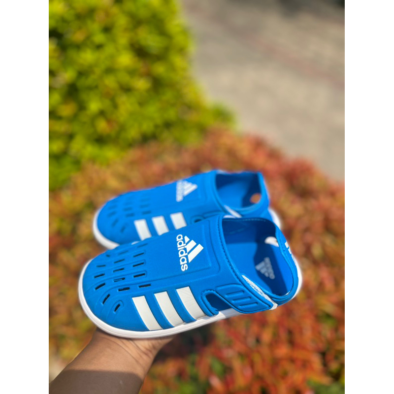 SALE 50% ADIDAS CLOSED TOE WATER SANDALS BLUE SIZE 20 33 34