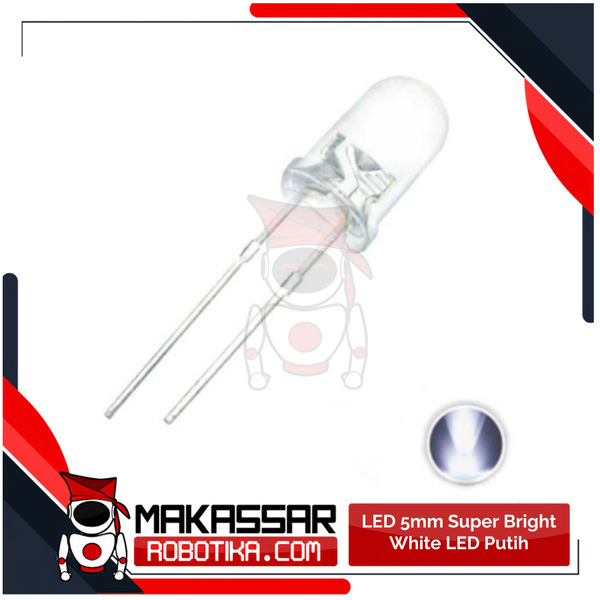 LED 5mm Super Bright White LED Putih