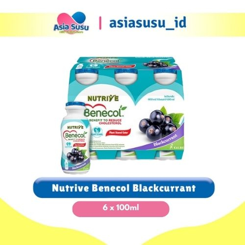 

Nutrive Benecol Blackcurrant / Lychee / Strawberry / Yogurt / Orange 6x100ml - Minuman kolestrol