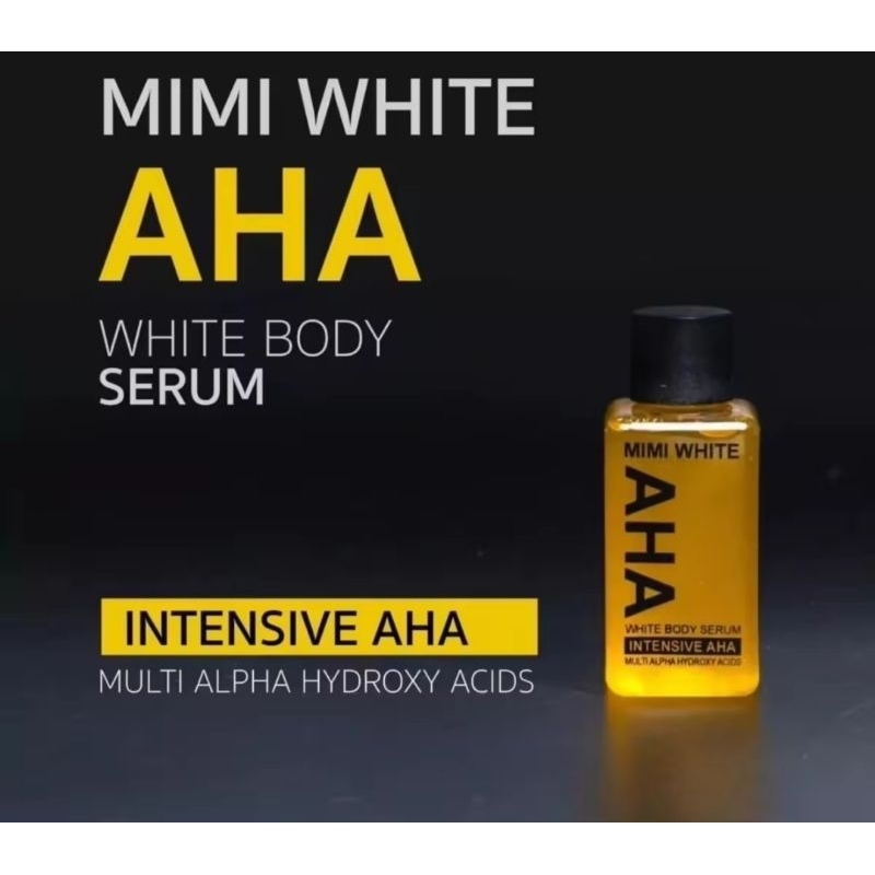 SERUM AHA ORI BPOM MIMI WHITE INTENSIVE AHA Body Serum Whitening