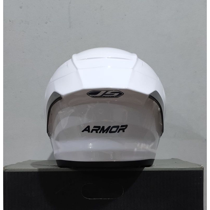Helm Halfface JS ARMOR YAKUZA PAKET GANTENG VISOR SILVER MOTORCYCLE TERBARU STANDAR SNI