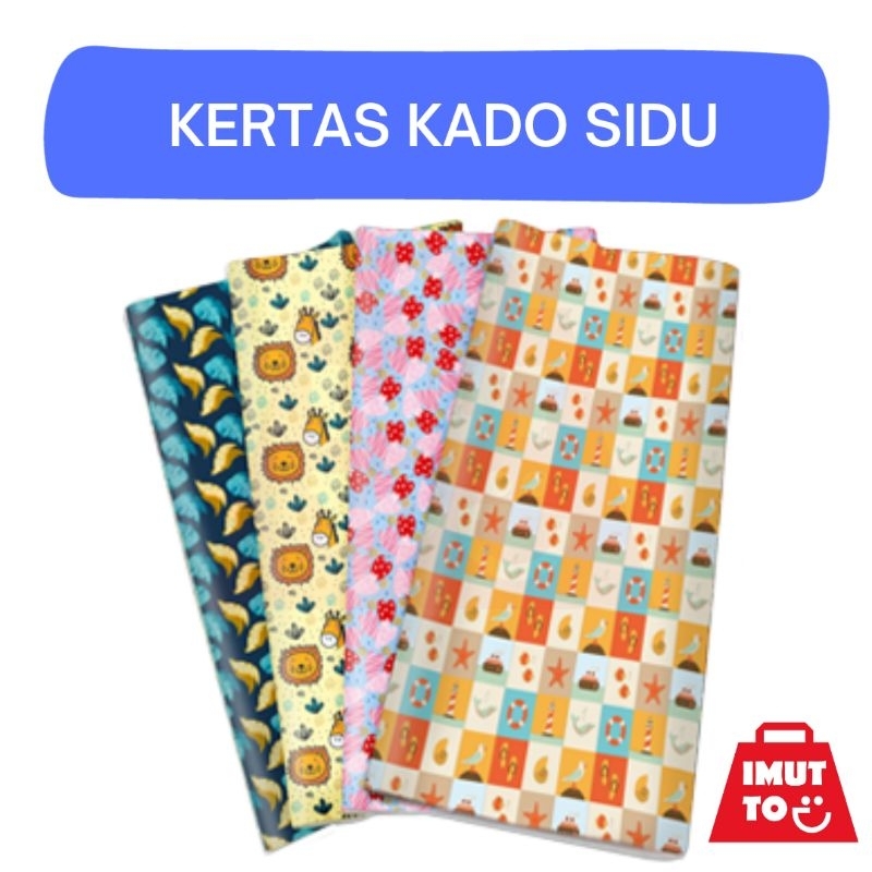 

IMUTTO - KERTAS KADO SIDU MOTIF RANDOM SINAR DUNIA 62 X 48 CM CENTIMETER