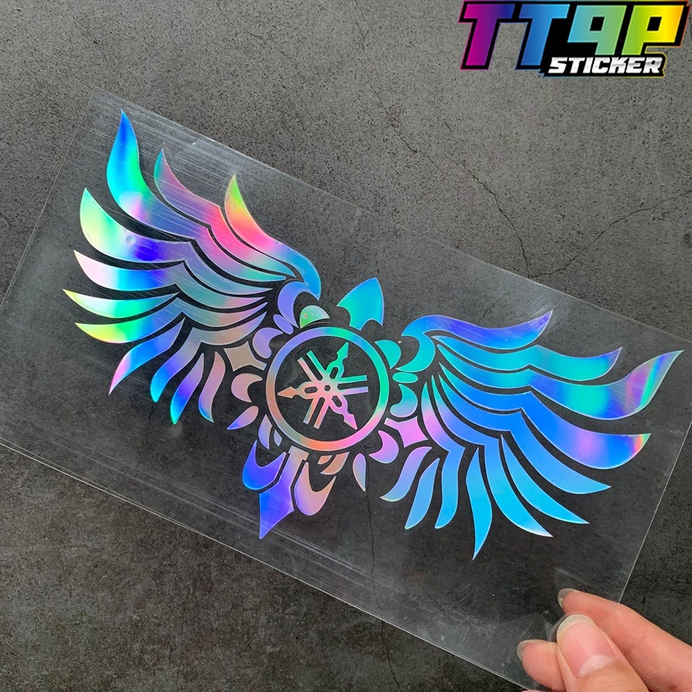 Sticker cutting WINGS VERSYS YAMAHA variasi body motor