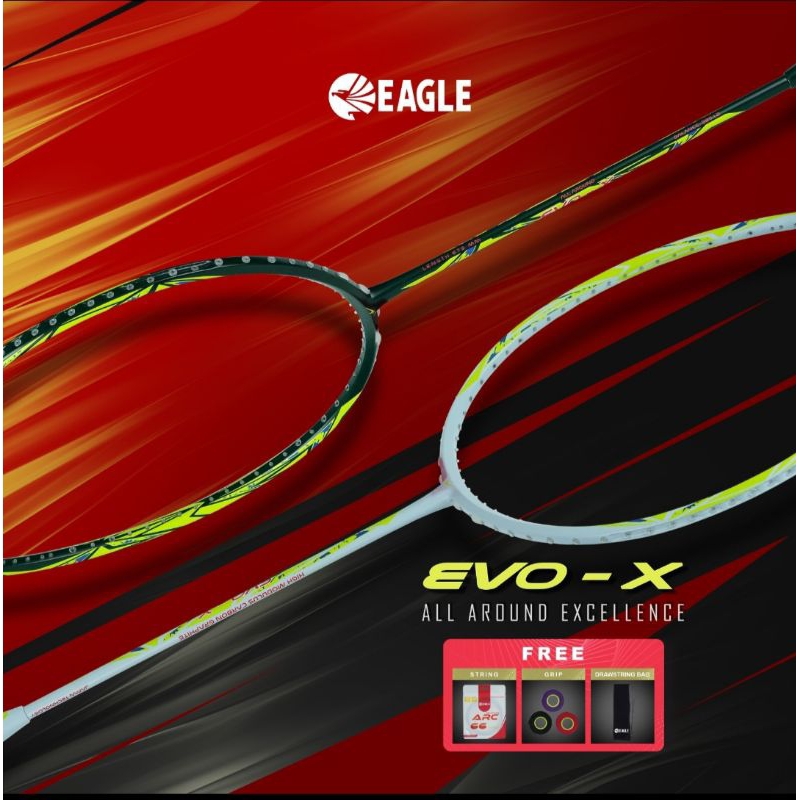 raket badminton eagle evo x