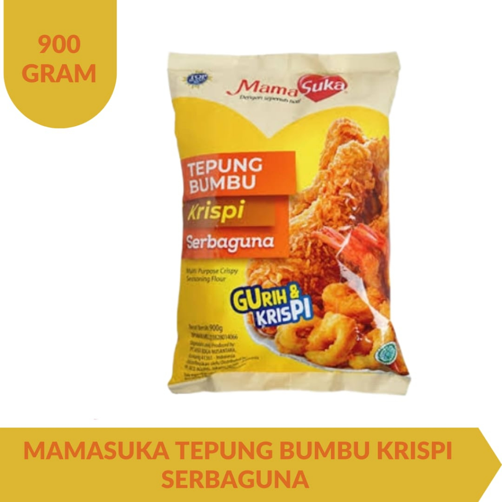 

Mamasuka Tepung Bumbu Krispi Serbaguna 900 Gram