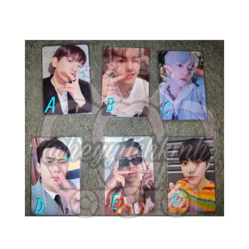 Photocard Official EXO Cream Soda (Baekhyun, Sehun, Xiumin) POB Ktown/ POB APPMUS