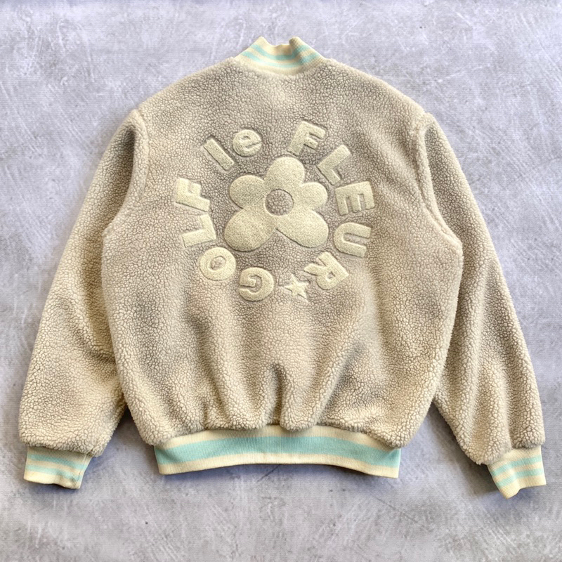 Converse GOLF le FLEUR* Sherpa Varsity Jacket