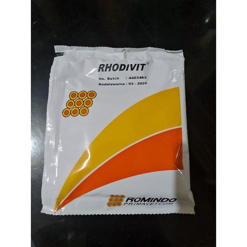 Rhodivit 100gr  Vitamin Ayam : Meningkatkan Pertumbuhan dan Produktivitas