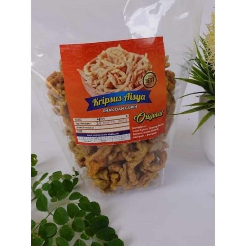 

Kripsus Aisya/Keripik Usus (390gr)