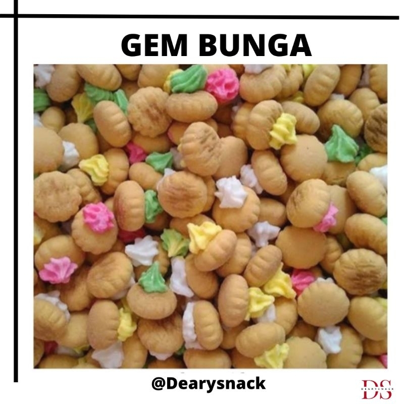 

Gem Bunga 250 gram / Promo Cemilan Murah/ jajan Murah