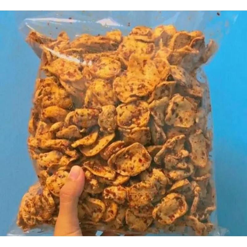 

Basreng Bulat Pedas Daun Jeruk Basreng Koin Viral 500gr 250gr