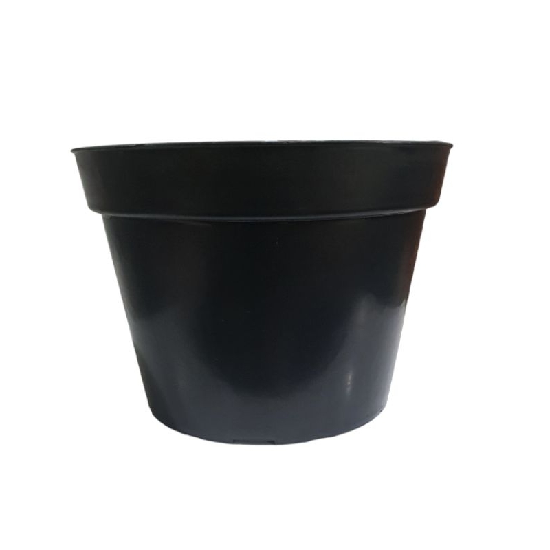 POT TANAMAN 40CM HITAM POT BUNGA BESAR 40 TEBAL BUAH BESAR